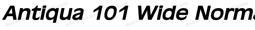 Antiqua 101 Wide Normal字体转换